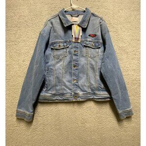 Denim Trucker Jacket Size XXL Stonewall Riots Pride New
